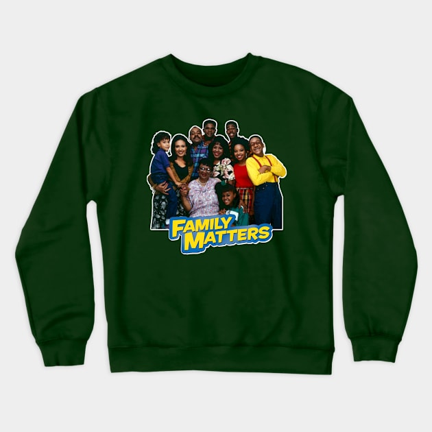 Family Matters Crewneck Sweatshirt by woodsman